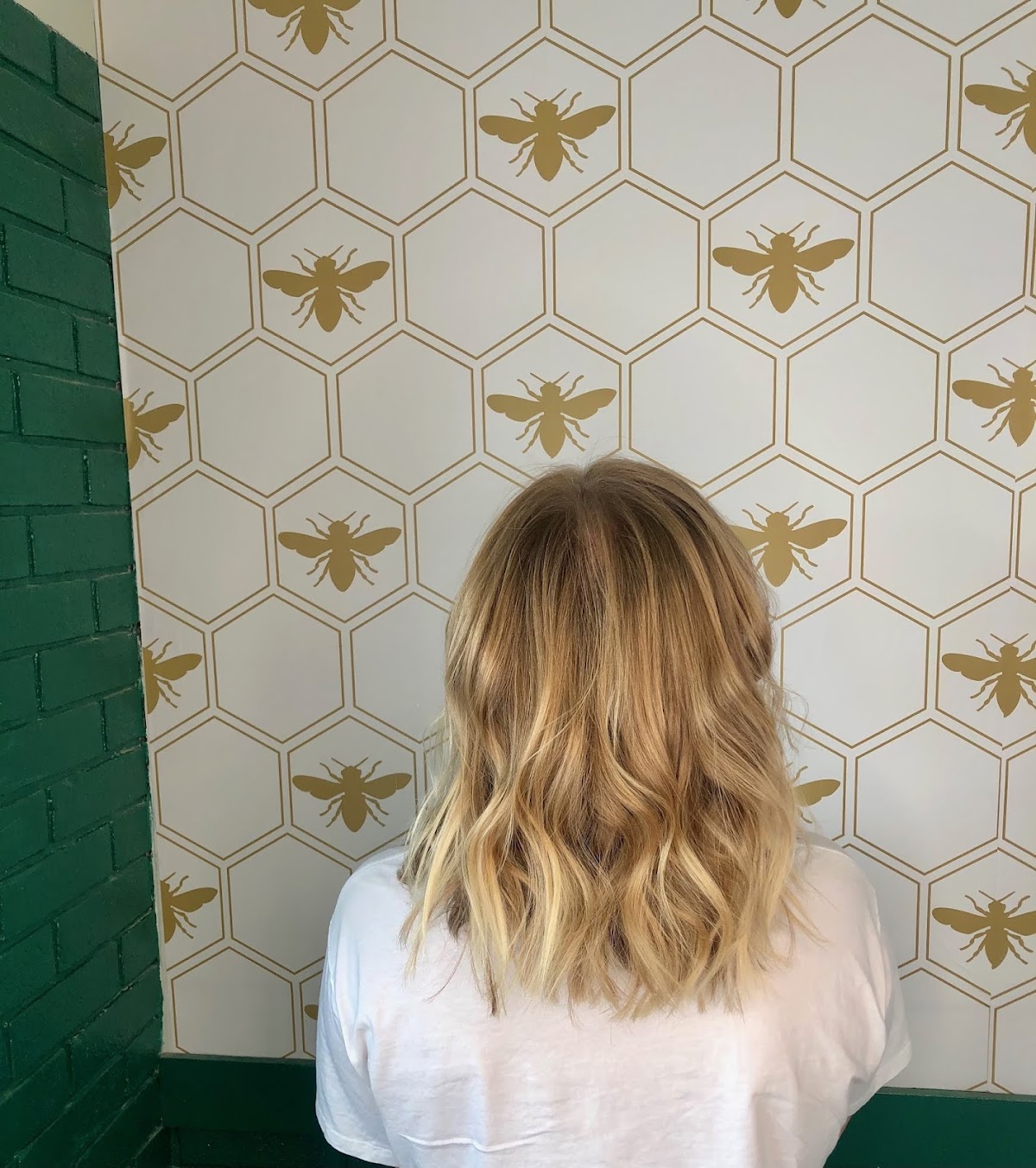 Professional hair styling setup